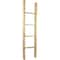 Ekena Millwork 15"W x 60"H x 3 1/2"D Vintage Farmhouse 4 Rung Ladder, Barnwood Decor Collection, Natural Barnwood DECR015X060X04LDRUF - alternate 1